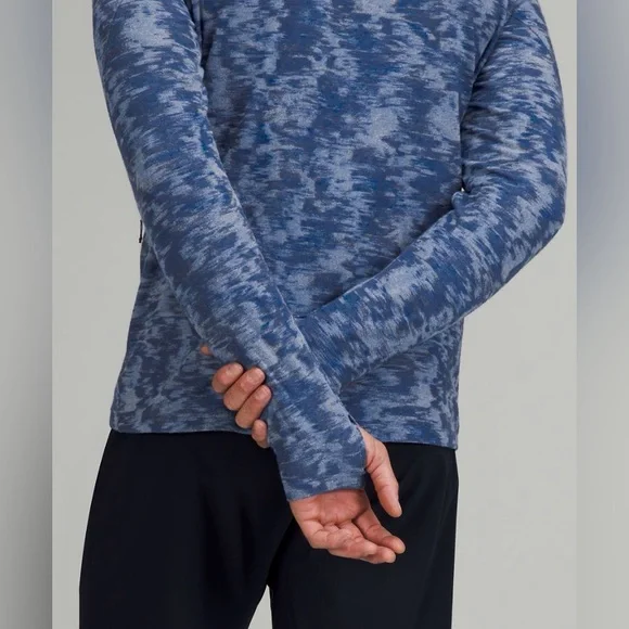 Lululemon men’s Surge Warm Full zip Running Fleece Jacket size medium running - Picture 4 of 11